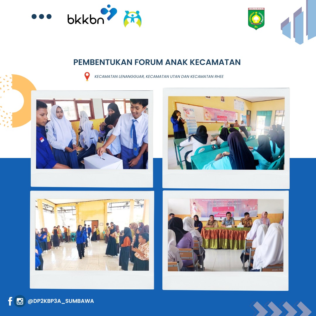 PEMBENTUKAN FORUM ANAK KECAMATAN  DI KECAMATAN LENANGGUAR, KECAMATAN UTAN DAN KECAMATAN RHEE