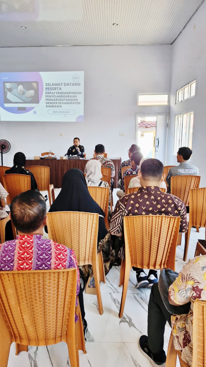 Rapat Pendampingan Penyelenggaraan  Pengarusutamaan Gender di Kabupaten Sumbawa [18/06/2026]