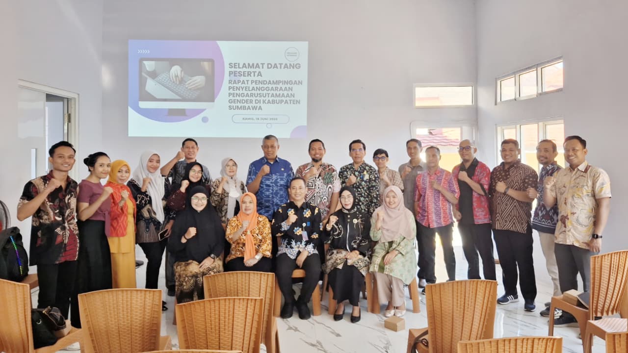 DP2KBP3A Kabupaten Sumbawa Gelar Rapat Pendampingan Penyelenggaraan Pengarusutamaan Gender