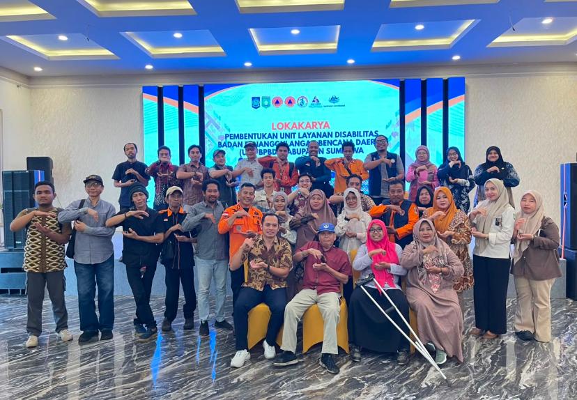 DINAS PENGENDALIAN PENDUDUK, KELUARGA BERENCANA, PEMBERDAYAAN PEREMPUAN DAN PERLINDUNGAN ANAK KABUPATEN SUMBAWA DUKUNG PEMBENTUKAN UNIT LAYANAN DISABILITAS (ULD-BPBD) KABUPATEN SUMBAWA